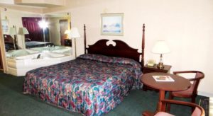 Honeymoon suite at Mountain Melodies hotel in Pigeon Forge