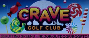 Crave Golf Club sign