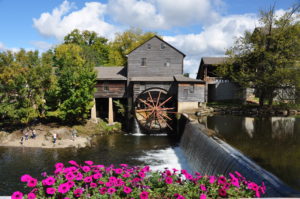 Old Mill in spring Pigeon Forge